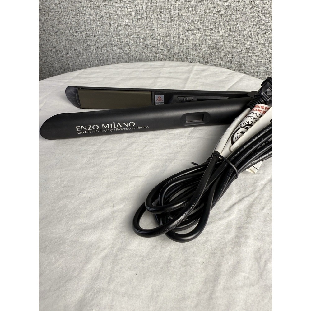 ENZO MILANO Leo2 1 Inch Cool Tip Professional Flat Iron‎